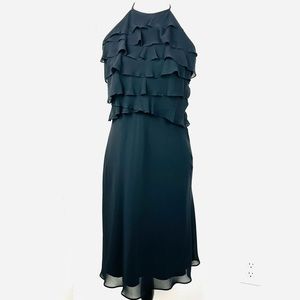 Vintage Dusk brand halter cocktail dress